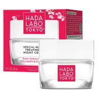 Kremy do twarzy - Hada Labo Tokyo Red głęboko odbudowujący krem-zabieg do twarzy na noc - miniaturka - grafika 1