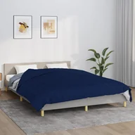 Koce - Vidaxl Koc Obciążeniowy, Niebieski, 220X235 Cm, 11 Kg, Tkanina - miniaturka - grafika 1
