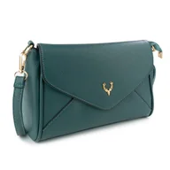 Torebki damskie - Alessio TOREBKA Damska CROSSBODY KOPERTÓWKA LISTONOSZKA na ramię PASEK - miniaturka - grafika 1