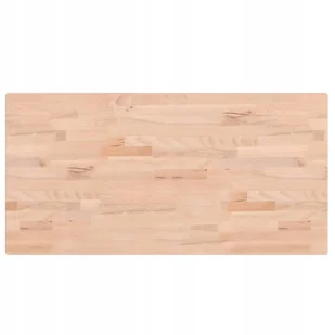 Blat stołu, 100x50x2,5 cm, prostokątny, lite dre - Blaty meblowe i parapety okienne - miniaturka - grafika 1