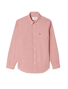 Lacoste Casual Lo Koszula męska, biały/wodny, 38 - Koszule męskie - miniaturka - grafika 1