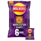 Chipsy - Walkers Lea & Perrins chipsy ziemniaczane sos Worcester 6x25 g - miniaturka - grafika 1
