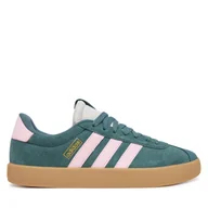 Sneakersy damskie - Sneakersy adidas VL Court 3.0 Shoes JR0955 Zielony - miniaturka - grafika 1