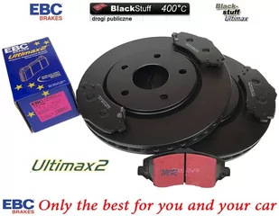 Przednie klocki Ultimax2 + tarcze hamulcowe 302mm EBC seria Premium Fiat Freemont -2012 - Tarcze hamulcowe - miniaturka - grafika 2