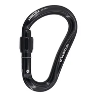 Sprzęt wspinaczkowy - Karabinek wspinaczkowy zakręcany Camp Atom Lock black - ONESIZE - miniaturka - grafika 1