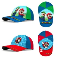Czapki dla dzieci - SRV Hub Super Mario Wygodna czapka z daszkiem, bawełniana miękka i lekka czapka dla dzieci, czerwona czapka dla dzieci idealna dla Al - miniaturka - grafika 1