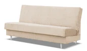 Sofy i kanapy - Beżowa tapicerowana wersalka sztruksowa z funkcją spania F6-G54 - miniaturka - grafika 1