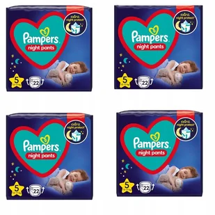 PAMPERS Night Pants Pieluchomajtki rozmiar 5 Ochrona Przez Całą Noc - Pieluchy - miniaturka - grafika 1