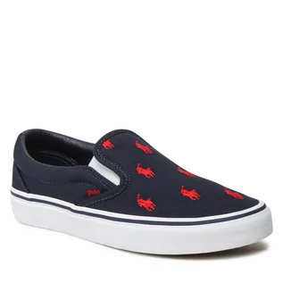 Trampki damskie - Polo Ralph Lauren Tenisówki Keaton 816861085003 Navy - grafika 1