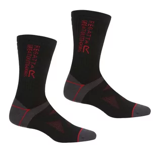 Regatta Skarpety Wełniane Wool Hiker 2-pak Czarny, Rozmiar: 9-12 - Skarpetki damskie - miniaturka - grafika 1