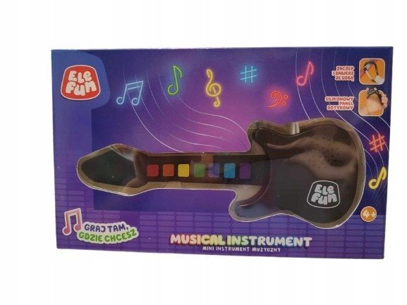 Elefun Mini instrument muzyczny GITARA