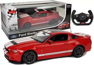 Rastar Auto R/C Ford Shelby 1:14 Czerwony na Pilota 6013 - Zabawki zdalnie sterowane - miniaturka - grafika 1