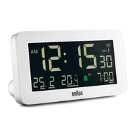 Zegary - Braun BC10 Cyfrowy budzik Biały - miniaturka - grafika 1