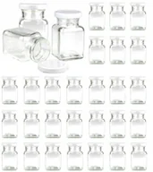 Pojemniki kuchenne - 30x pojemniki słoiki słoiczki na przyprawy 150 ml z białą zakrętką fi 53 - miniaturka - grafika 1