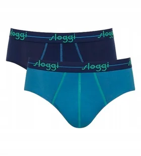 Majtki SLIPY męskie 2 KOLORY Sloggi Men Start Midi C2P box 2 SZTUKI 08 XXL - Majtki męskie - miniaturka - grafika 1
