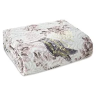 Narzuty - Narzuta 220 x 240 Pikowana Poly Biały+Beż - miniaturka - grafika 1