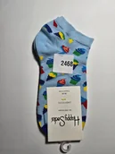 Skarpetki męskie - Kolorowe skarpety Happy Socks stopki unisex rozmiar 36-40 (2468) - miniaturka - grafika 1