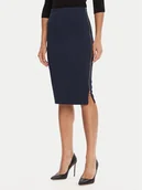 Spódnice - Rinascimento Spódnica ołówkowa CFC0125230003 Granatowy Slim Fit - miniaturka - grafika 1