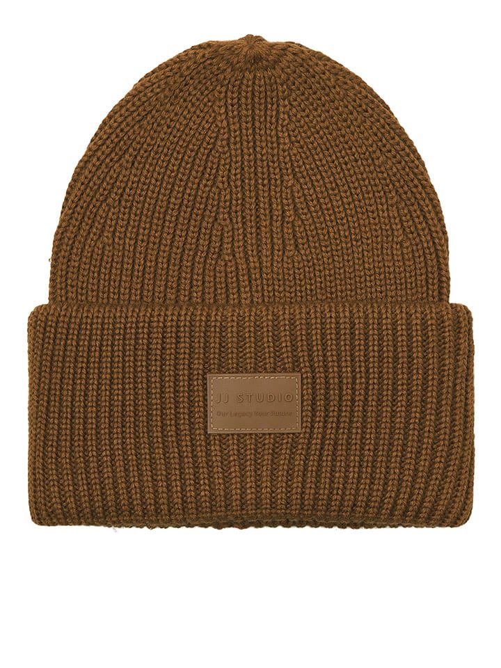 Jack & Jones Czapka w kolorze jasnobrązowym