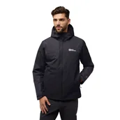 Kurtki męskie - Męska kurtka zimowa Jack Wolfskin JASPER INS JKT M black - XXL - miniaturka - grafika 1