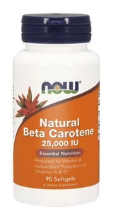 Now Foods NOW Natural Beta Carotene 25000 IU 90caps - Witaminy i minerały - miniaturka - grafika 1