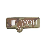 Odzież taktyczna i umundurowanie - 101 Inc. - Naszywka 3D - I Don't Like You - Woodland - 444130-7351 - miniaturka - grafika 1
