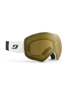 JULBO Skydome Goggles, white-black/zebra/gold flash 2020 Gogle narciarskie J75631118 - Gogle narciarskie - miniaturka - grafika 1
