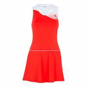 Sukienki - Diadora Diadora Court sukienka damska czerwony czerwony XL 102172450 - miniaturka - grafika 1