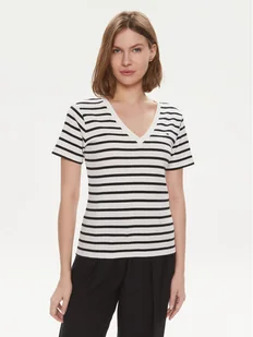 Tommy Hilfiger T-Shirt New Cody WW0WW40584 Écru Slim Fit - Koszulki i topy damskie - miniaturka - grafika 1