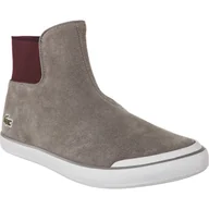 Botki damskie - Lacoste Lancelle Chelsea 317 1 Caw 007 szare - miniaturka - grafika 1