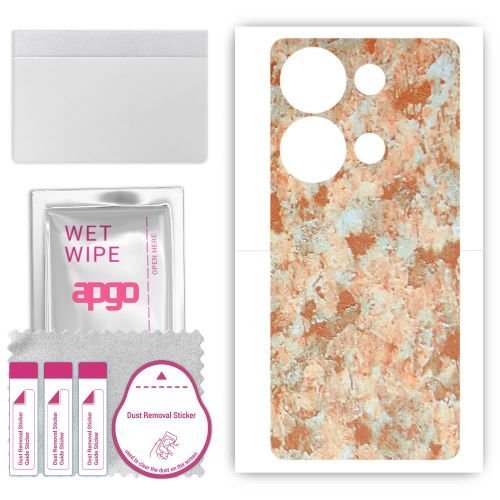 folia naklejka skórka strukturalna na TYŁ do Xiaomi Poco M6 Pro - Kamień Piaskowiec - apgo SKINS