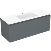 Szafki łazienkowe - Mexen Orio szafka łazienkowa 120 cm z umywalką Otis, 1 szuflada, grafit mat/biała mat - 91A10-12047-1-BF66-W18M01 - miniaturka - grafika 1