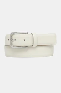 BOSS pasek skórzany damski kolor beżowy 50536998 - Paski - miniaturka - grafika 1