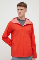 Kurtki i kamizelki sportowe męskie - Jack Wolfskin kurtka outdoorowa Elsberg 2.5L kolor pomarańczowy - miniaturka - grafika 1