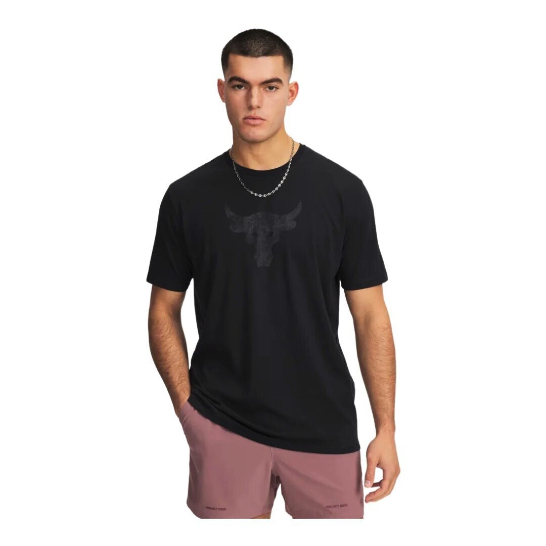 Koszulka męska Under Armour Project Rock Brahma Bull SS-BLK L