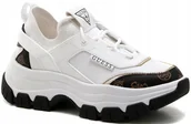 Buty sportowe damskie - Guess Braydin FL8BYD SMF12 bia r36 - miniaturka - grafika 1
