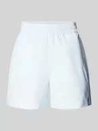 Spodenki damskie - Szorty o kroju regular fit z wyhaftowanym logo - miniaturka - grafika 1