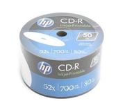 Nośniki danych - HP Hewlett-Packard CD-R | 700MB | x52 | spindel 50 WHITE FF InkJet Printable 14223 - miniaturka - grafika 1