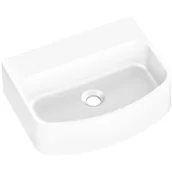 Umywalki - Axis Umywalka MOLAT 45 nablatowa granitowa biała - miniaturka - grafika 1