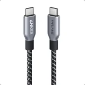 Kable USB - Anker Prime USB-C to USB-C Cable 90cm, 240W, Upcycled-Braided - miniaturka - grafika 1