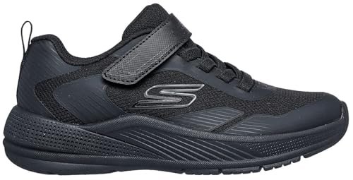 Skechers Sneakersy dziewczęce Microspec Advance, Czarny, 13.5 UK Child