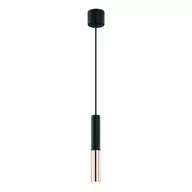 Lampy sufitowe - Orlicki-Design Slimi lampa wisząca 1-punktowa czarna/różowe złoto slimi-nero-s-rose-gold - miniaturka - grafika 1