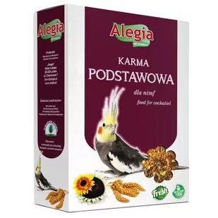 ALEGIA Pokarm Podstawowy Dla Nimf 500g - Karma dla ptaków - miniaturka - grafika 1