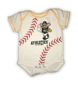 Body dla niemowląt - Biały bodziak Baseball Athletics MLB 0/3mc 56-62 - miniaturka - grafika 1