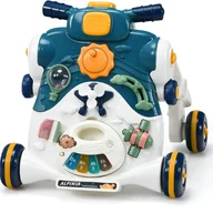 Place zabaw - Wózek dla Niemowląt 6-36 Miesięcy Wielofunkcyjny, Ewoluujący Wózek dla Niemowląt 3 w 1 Minicar z Inteligentnym Panelem, Muzyką i Światłem (Niebieski) - miniaturka - grafika 1