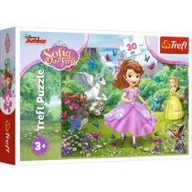 Puzzle - Trefl Puzzle 30el Zosia w ogrodzie Disney 18252 - miniaturka - grafika 1