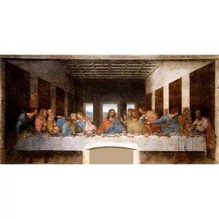 Reprodukcja obrazu Leonarda da Vinci – The Last Supper, 80x40 cm - Obrazy i zdjęcia na płótnie - miniaturka - grafika 1