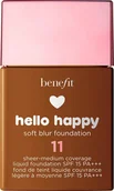 Podkłady do twarzy - Benefit Benefit, Hello Happy Soft Blur, Matte Finish, Liquid Foundation, 11, Dark Neutral, SPF 15, 30 ml For Women - miniaturka - grafika 1