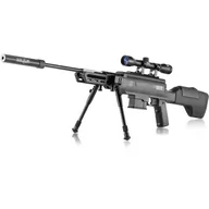 Wiatrówki karabinki - Wiatrówka Karabinek Black Ops Sniper 5,5mm z lunetą 4x32 - miniaturka - grafika 1