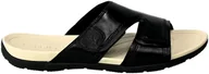 Klapki i japonki damskie - Klapki Caprice 9-27107-20 022 Black Nappa Skóra - CAPRICE - miniaturka - grafika 1